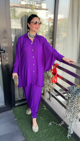 Indo western kaftan coord set